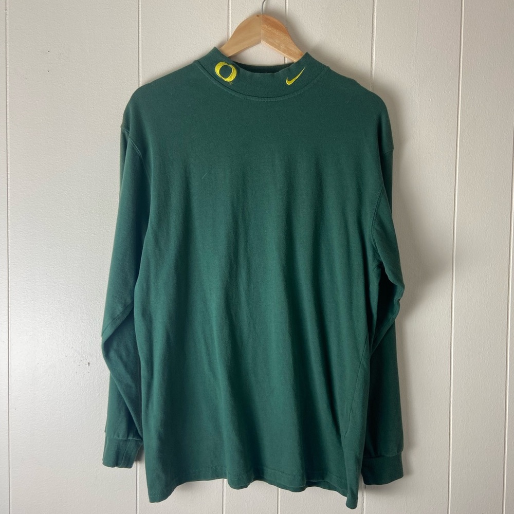 Nike Oregon Ducks Mock Neck Long Sleeve Shirt